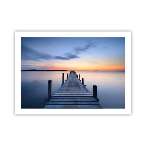 Pôster - A calma de um crepúsculo sereno - 70x50 cm
