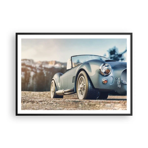 Pôster com moldura preta - Porque o estilo conta - 100x70 cm