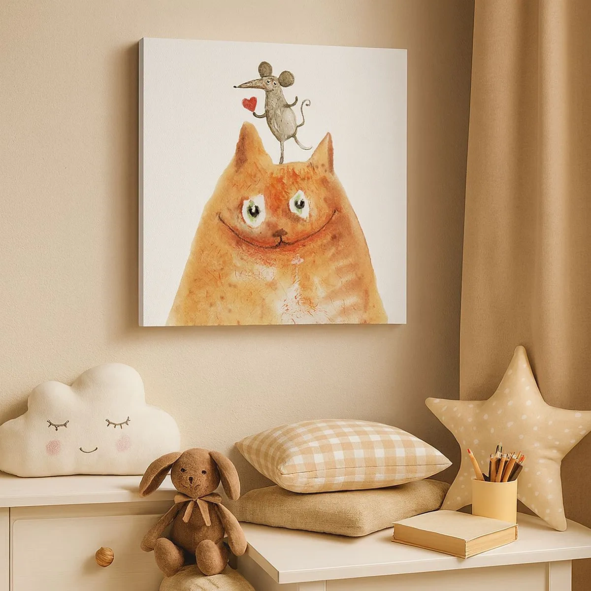 Quadro em tela - Paradoxos do amor - 30x30 cm