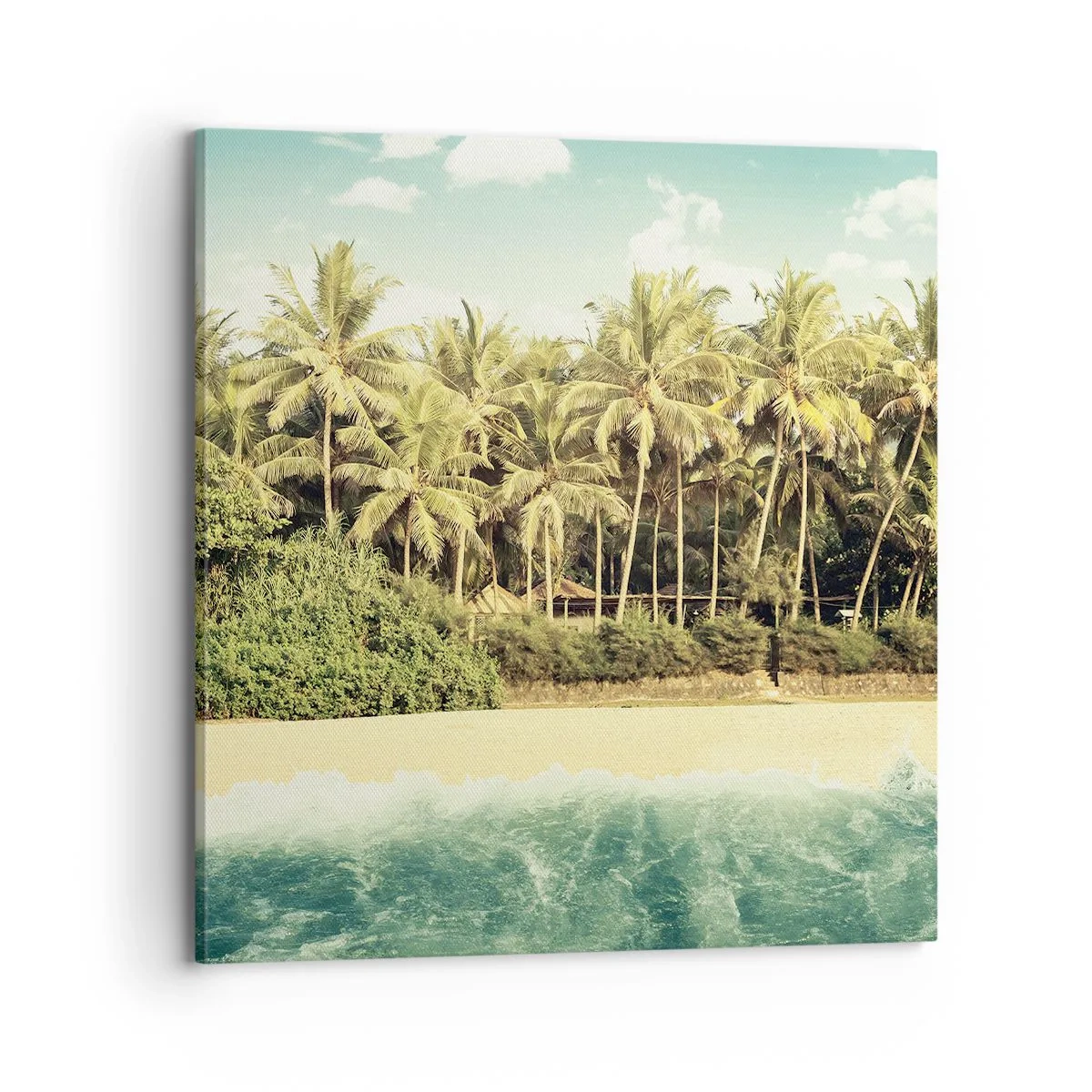 Quadro em tela - Ou talvez aqui? - 70x70 cm