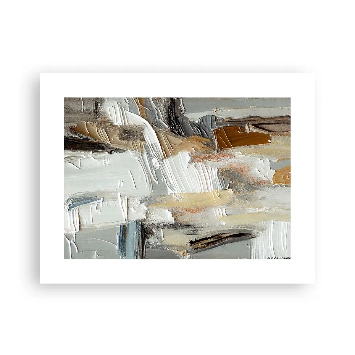 Pôster - Camadas coloridas - 40x30 cm