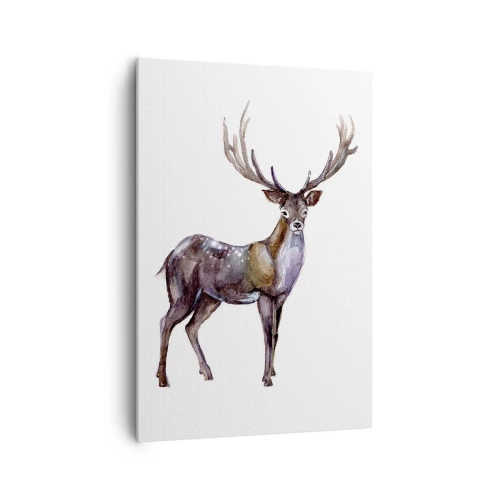 Quadro em tela - Rei da Floresta do Norte - 70x100 cm