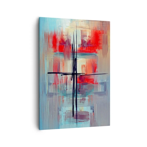 Quadro em tela - Uma paisagem numa dimensão desconhecida - 50x70 cm