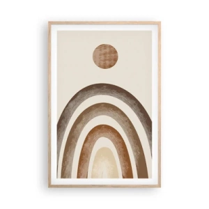 Pôster com moldura de carvalho claro - Numa galáxia muito distante - 61x91 cm