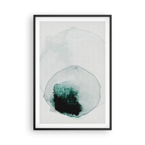 Pôster com moldura preta - Numa gota d'água - 61x91 cm