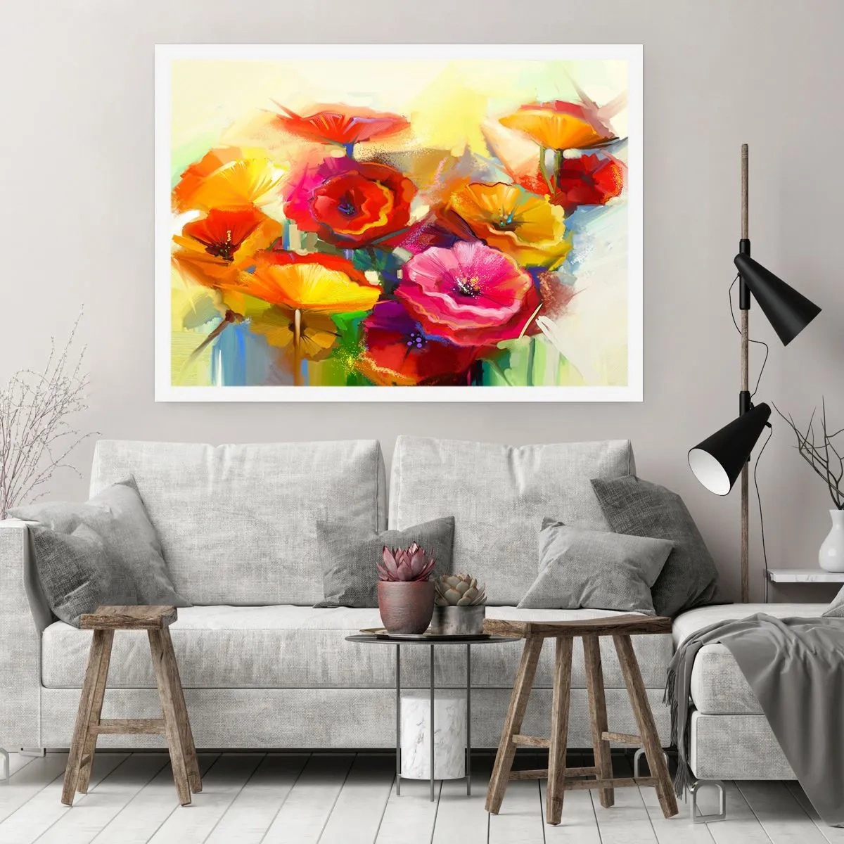 Pôster - Não só vermelho - 100x70 cm