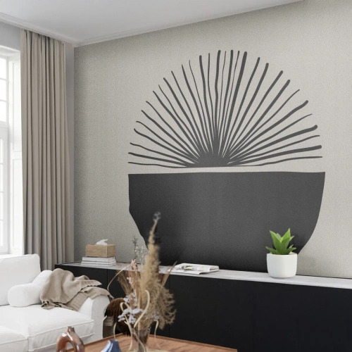 Papel de parede personalizado Premium Sand - Uma gama de possibilidades - Boho, Minimalista, Esboço