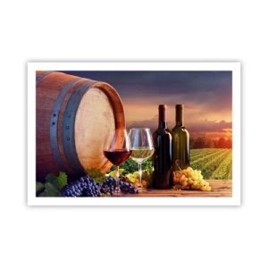 Pôster - Aqui a vida tem um sabor - 91x61 cm