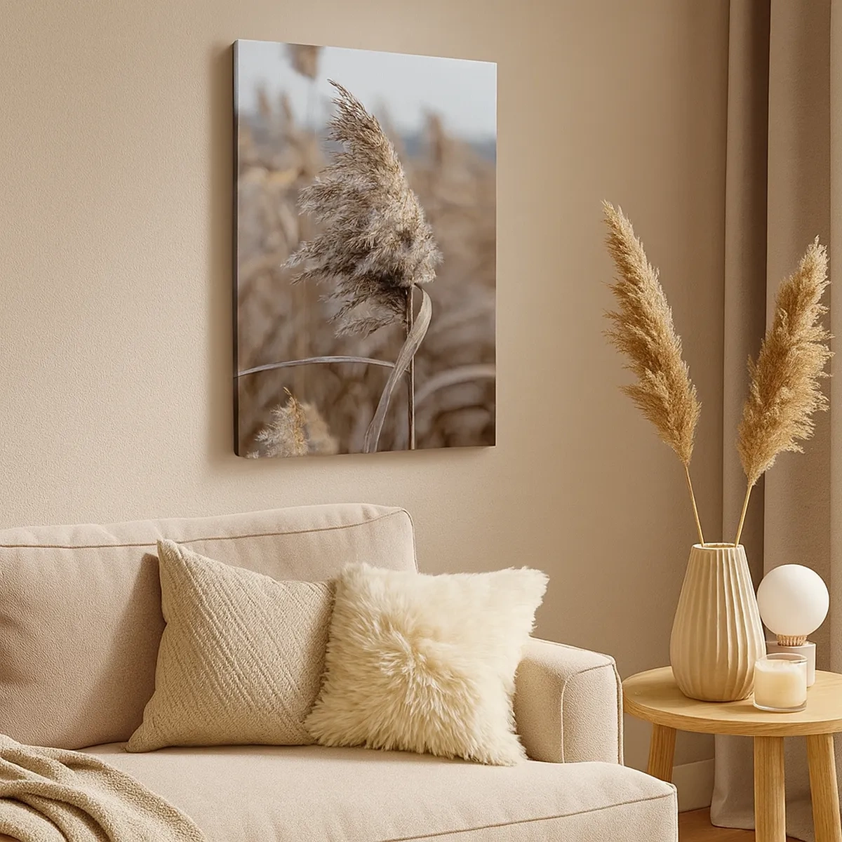 Quadro em tela - É hora de voar com o vento - 50x70 cm