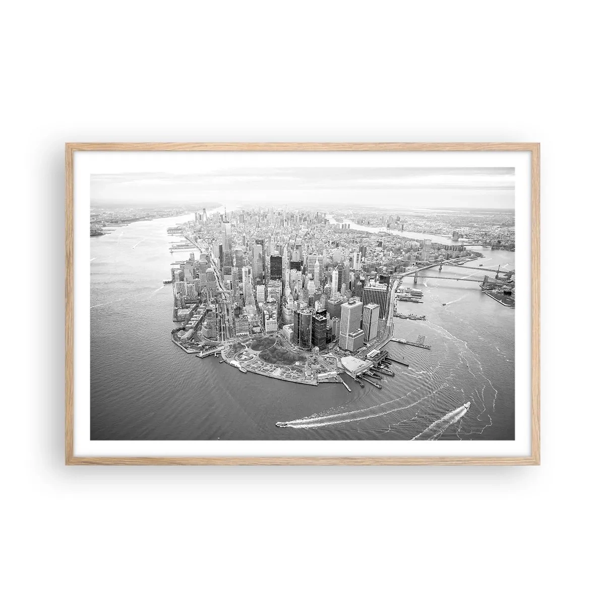 Pôster com moldura de carvalho claro - Como não amar? - 91x61 cm