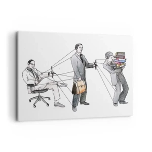 Quadro em tela - Cada um tem o seu mestre - 100x70 cm