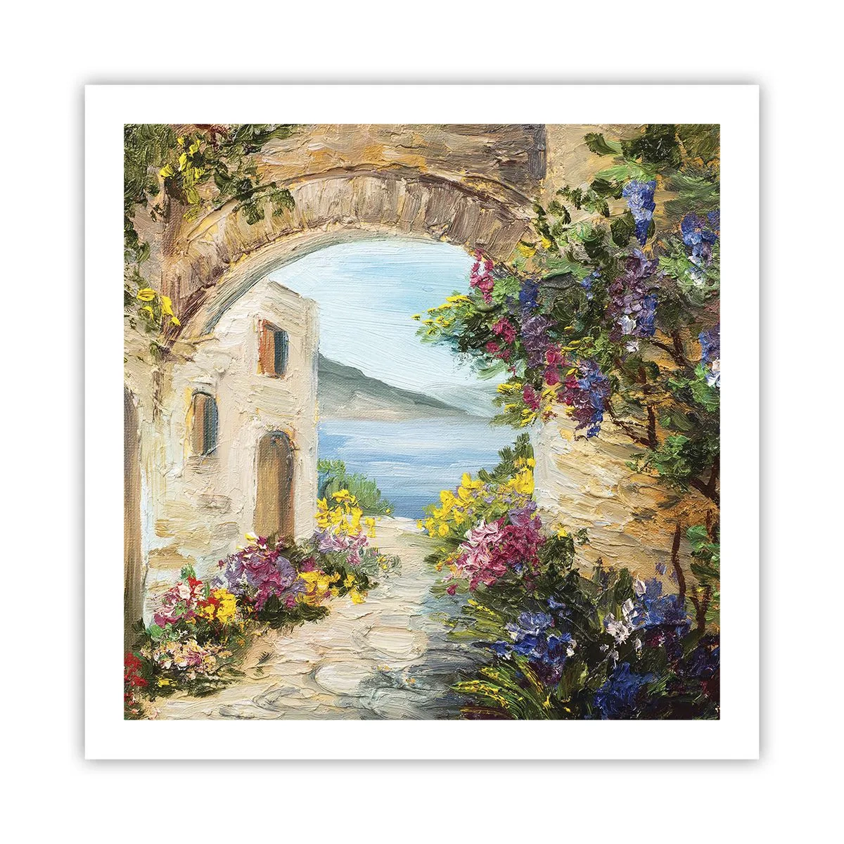 Pôster - O encanto da província costeira - 60x60 cm