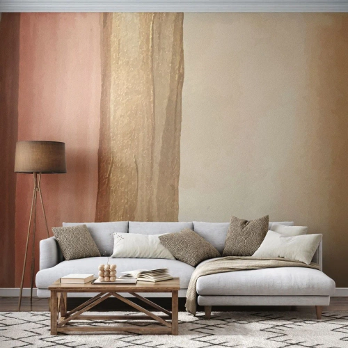 Papel de Parede Autocolante Deluxe Sticker - Composição vertical - Abstração, Pedaço, Arte Moderna. - 200x140 cm