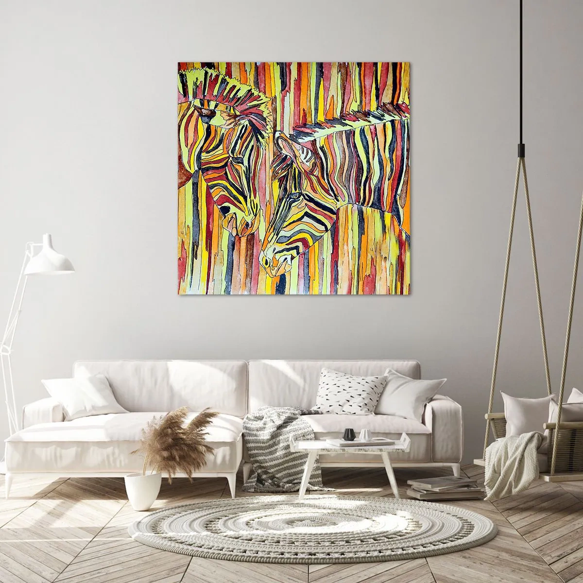 Quadro em tela - Então você também... - 60x60 cm