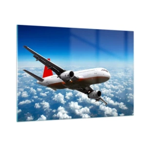 Quadro em vidro - Afaste-se de tudo isso - 100x70 cm