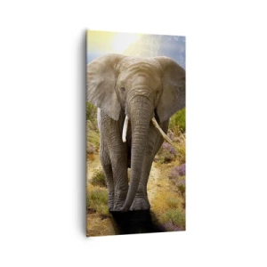 Quadro em tela - Assim era o Éden - 65x120 cm