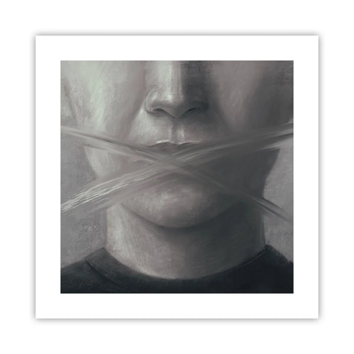Pôster - Nem uma palavra - 40x40 cm