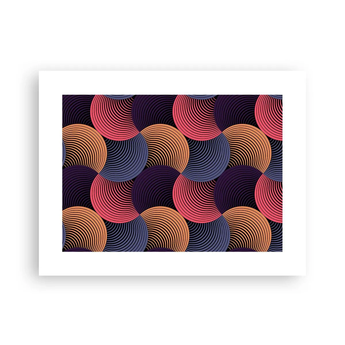 Pôster - Num ritmo circular - 40x30 cm