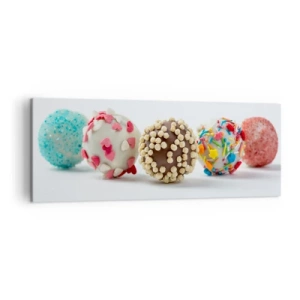 Quadro em tela - A vida pode ser doce - 140x50 cm