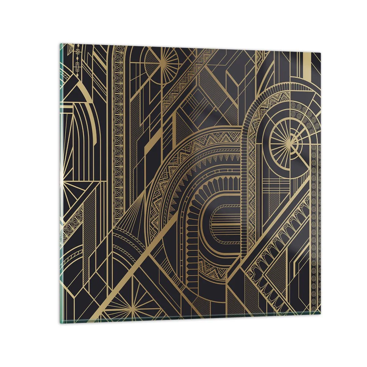 Quadro em vidro - Conceitos, ideias, planos - 50x50 cm