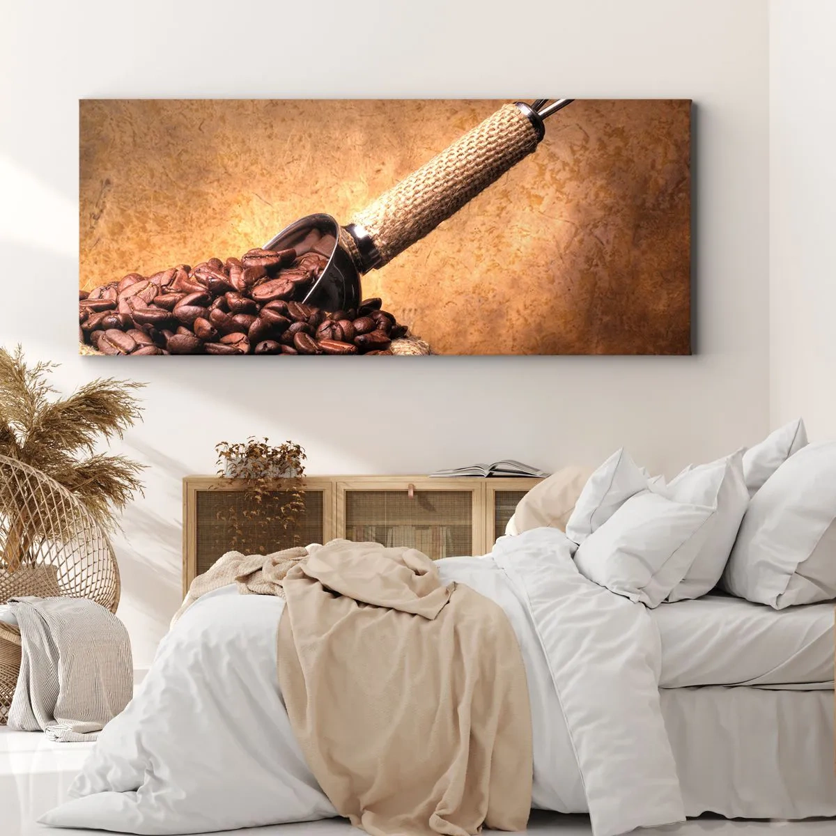 Quadro em tela - Na fonte do sabor - 140x50 cm