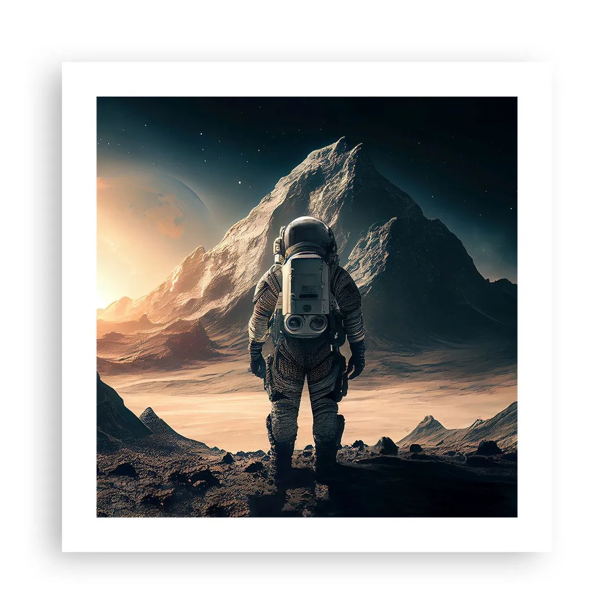 Pôster - Novo desafio - 50x50 cm