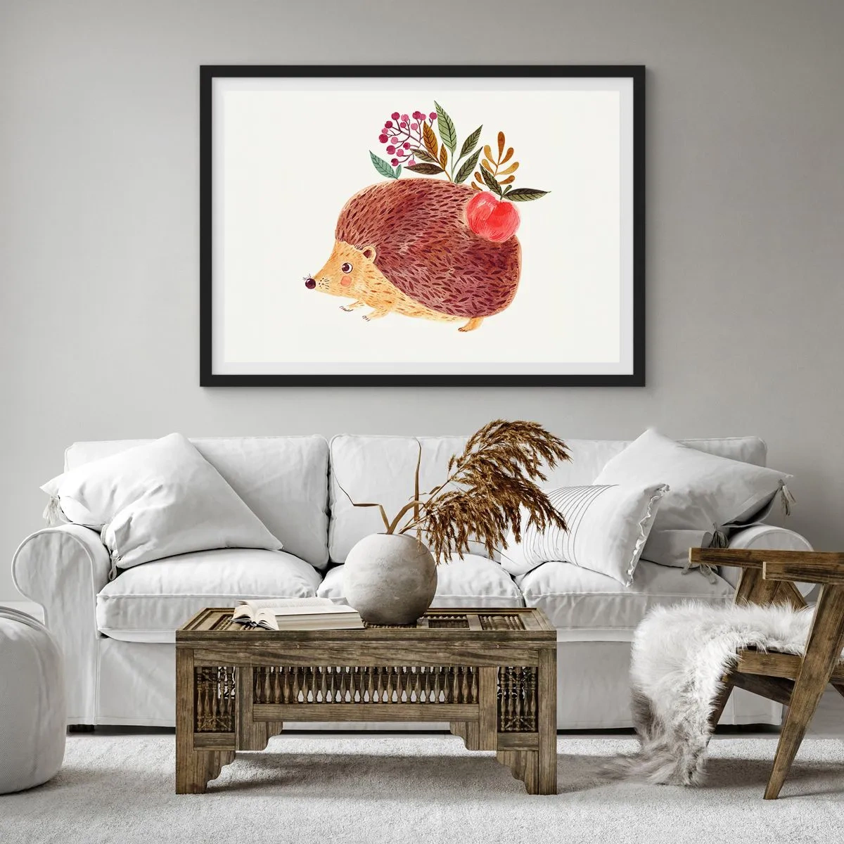 Pôster com moldura preta - Já gostas de mim - 91x61 cm