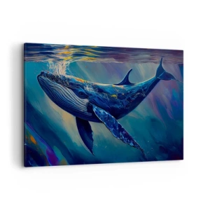 Quadro em tela - Bem vindo ao meu mundo - 100x70 cm