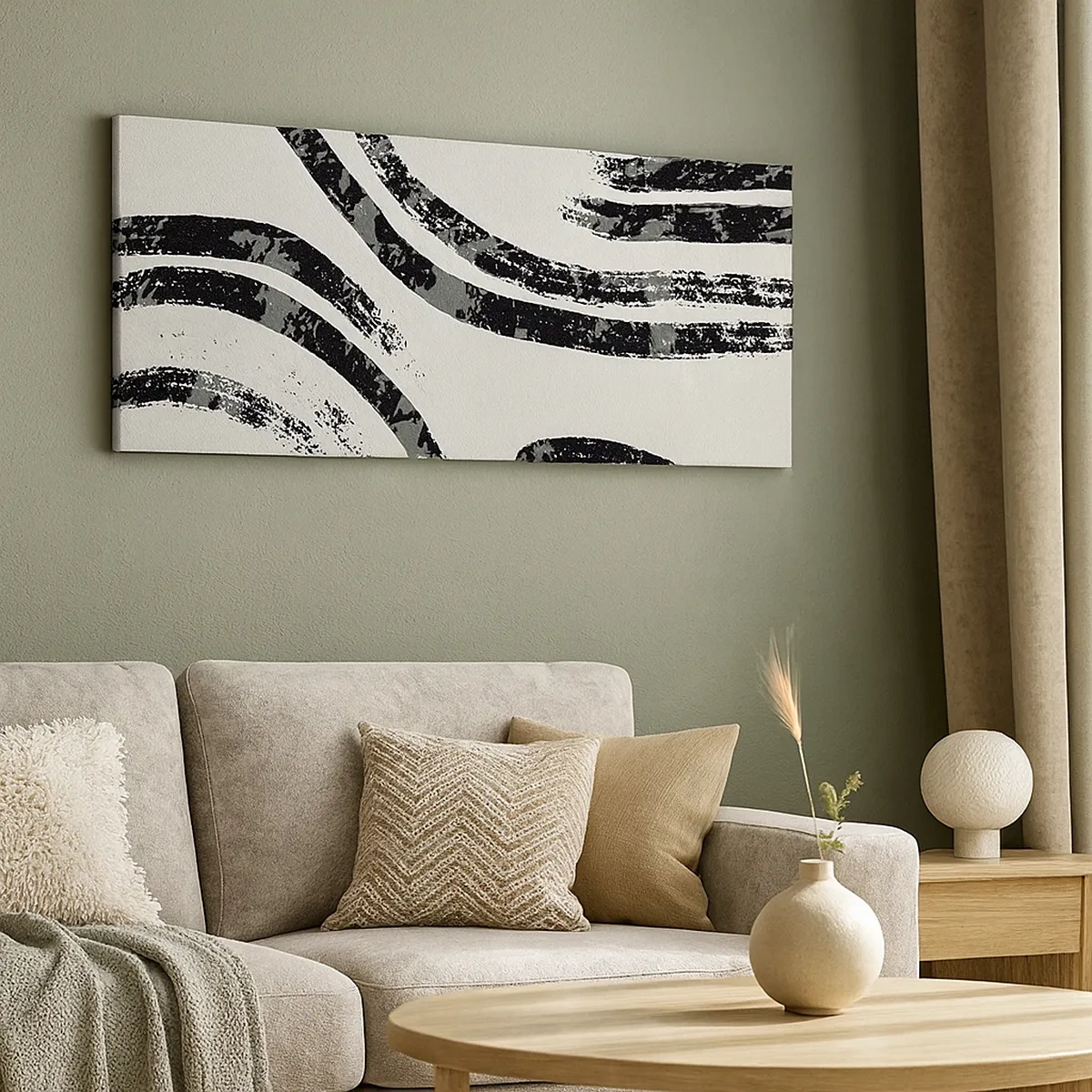 Quadro em tela - Meio parado - 30x30 cm