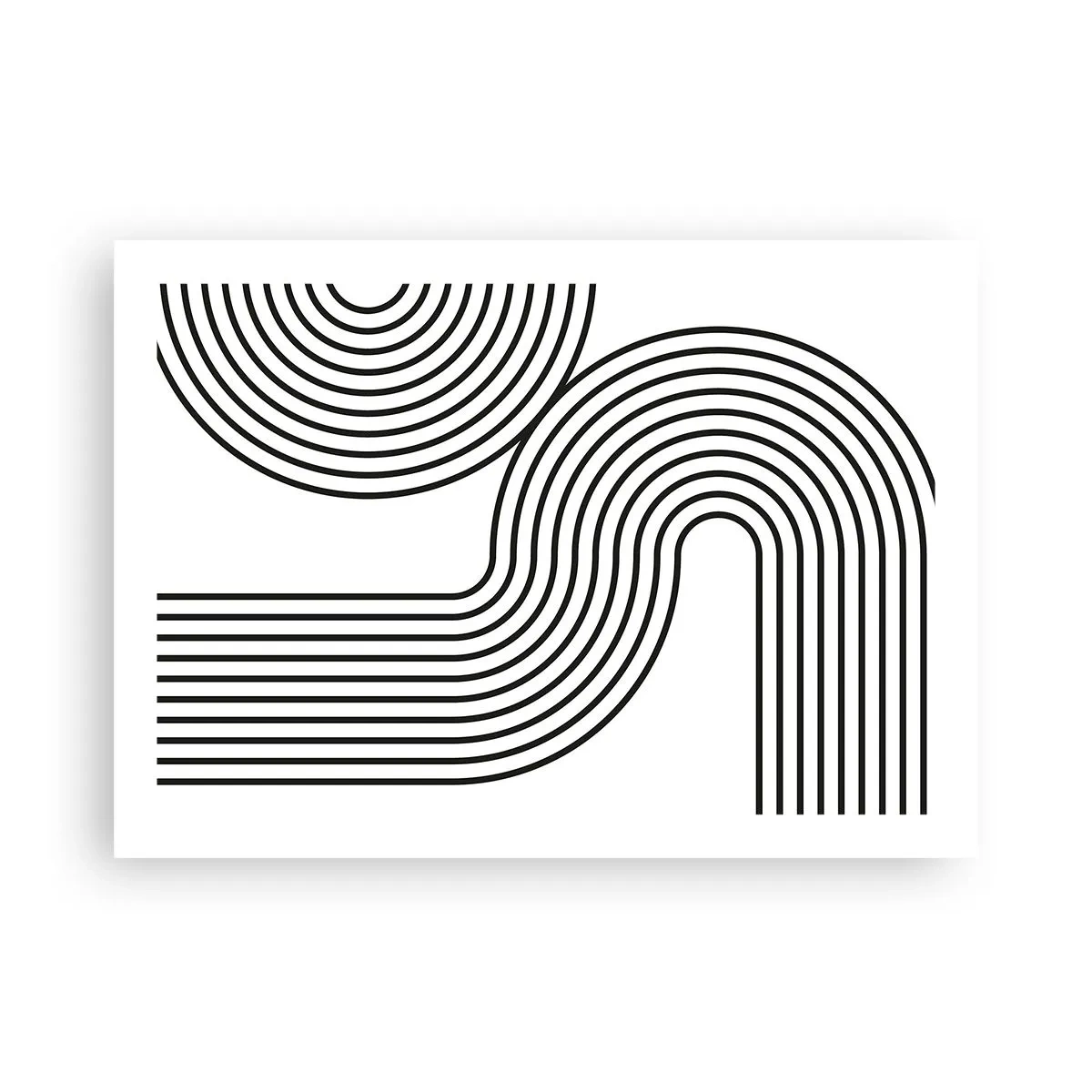 Pôster - Na curva - 70x50 cm