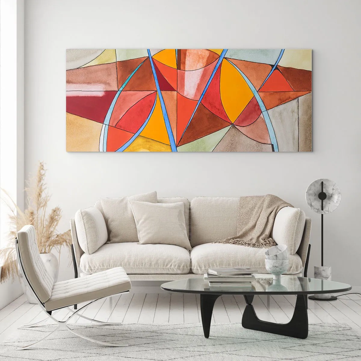 Quadro em vidro - Carrossel, carrossel dos sonhos - 90x30 cm