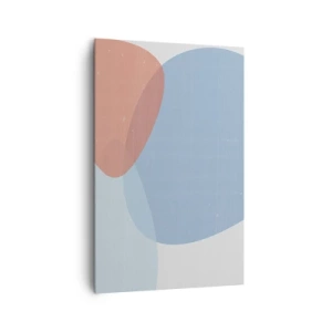Quadro em tela - Relacionamentos pastel - 80x120 cm
