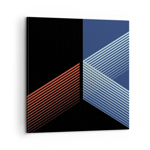 Quadro em tela - Uma história simples - 60x60 cm