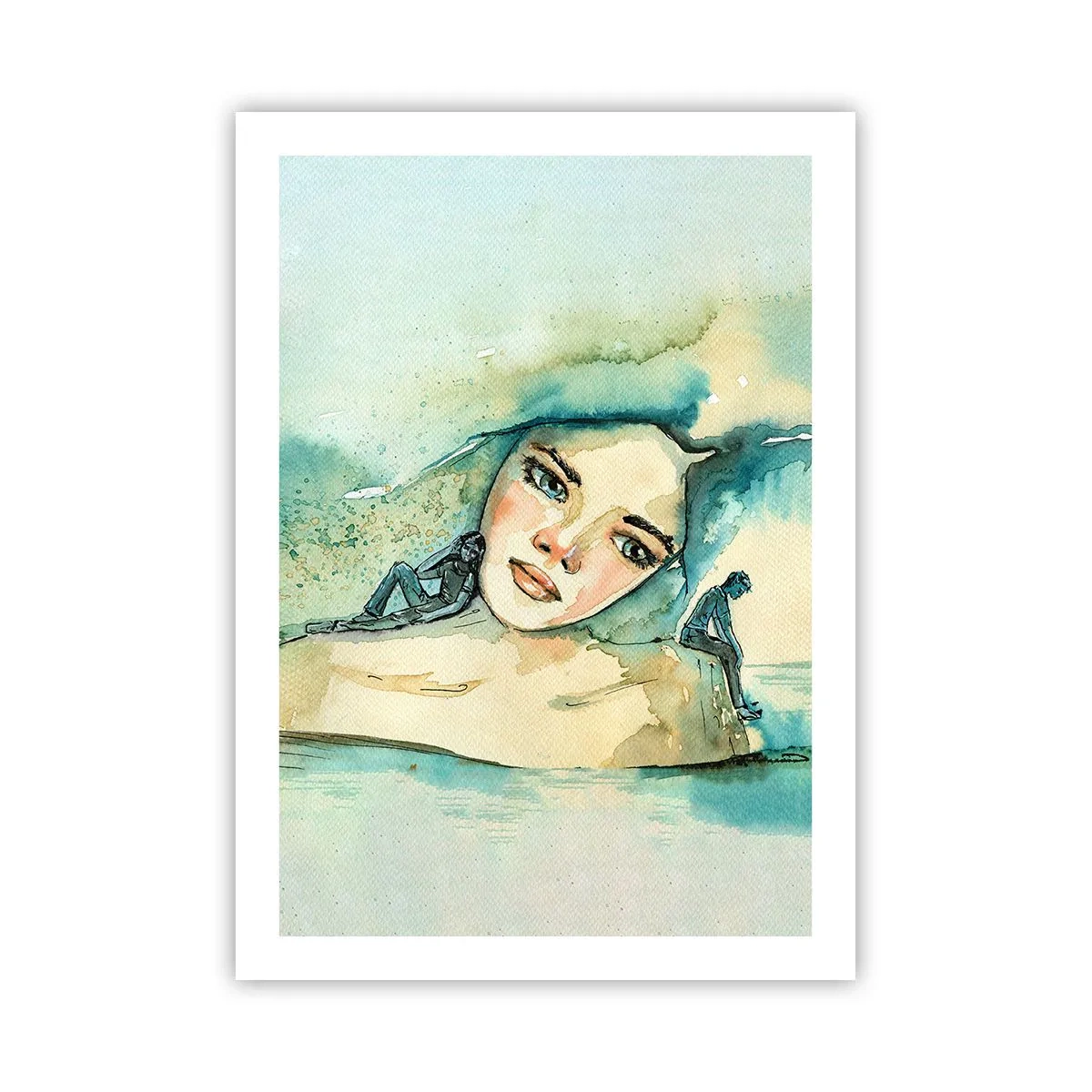 Pôster - Am I blue? - 50x70 cm