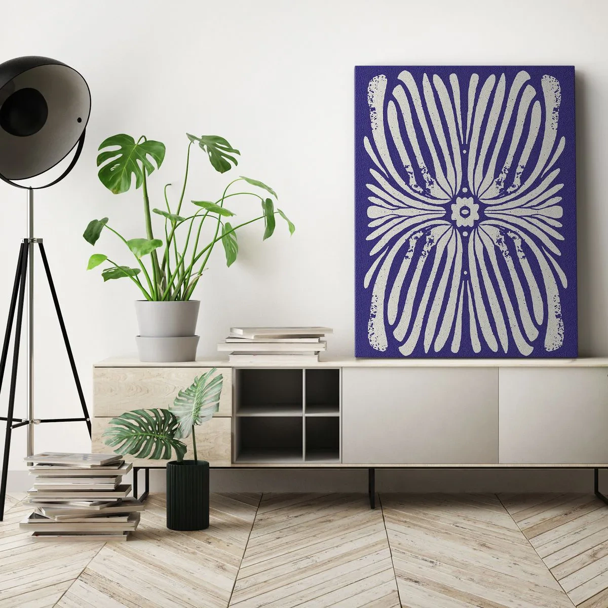 Quadro em tela - Inspirações étnicas - 45x80 cm