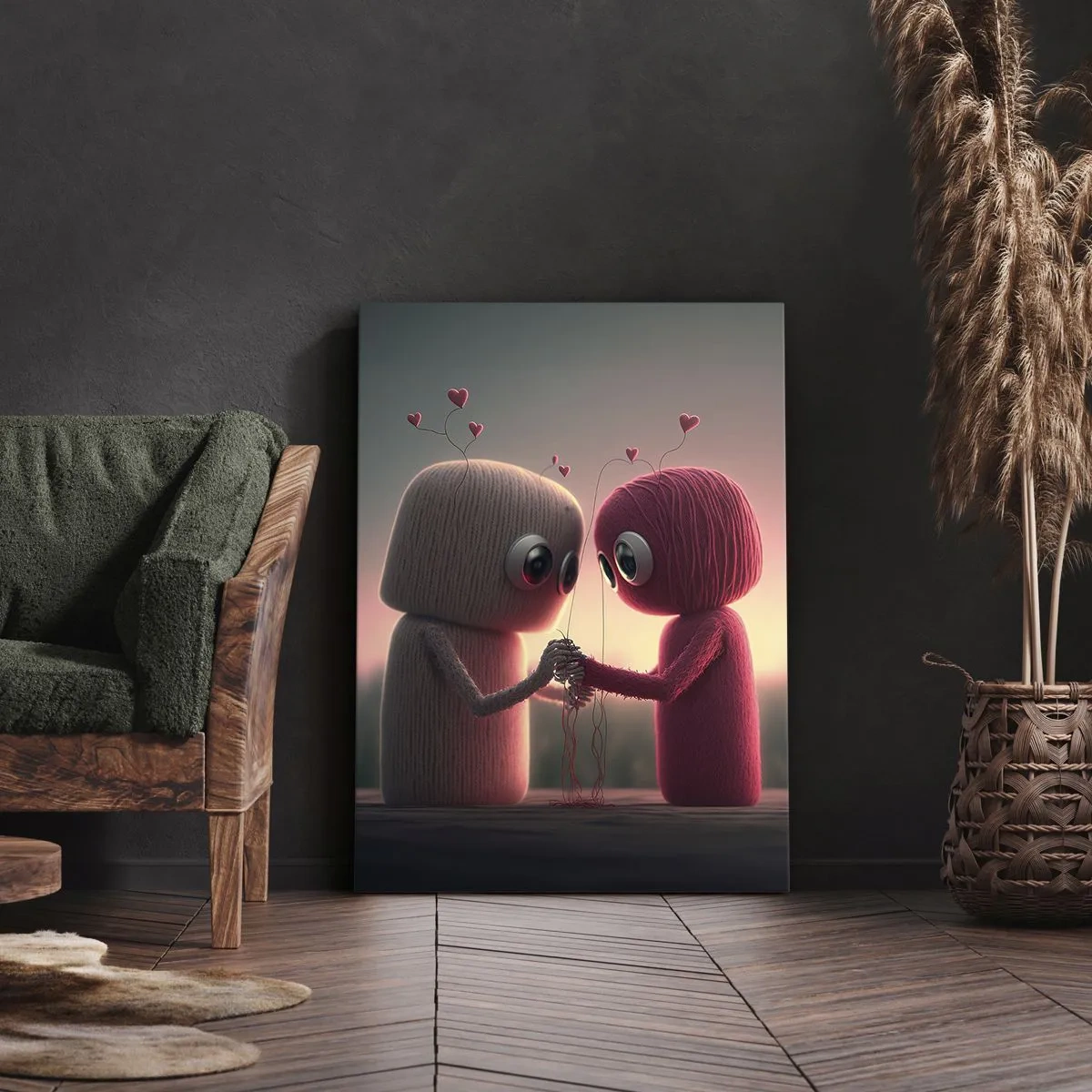 Quadro em tela - Todos podem amar - 50x70 cm