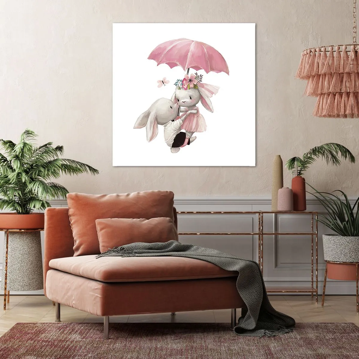 Quadro em tela - Isso é amor - 40x40 cm