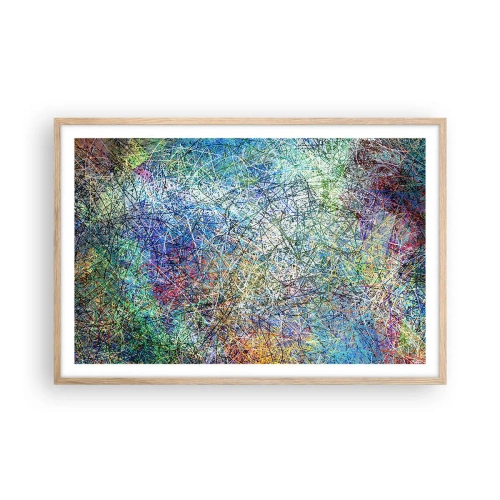 Pôster com moldura de carvalho claro - Não é assim tão simples - 91x61 cm