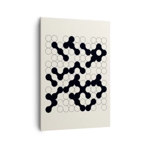 Quadro em tela - Jogo chinês – variação - 70x100 cm