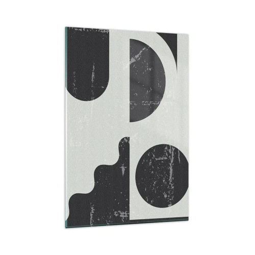 Quadro em vidro - Composição acima e abaixo - 80x120 cm