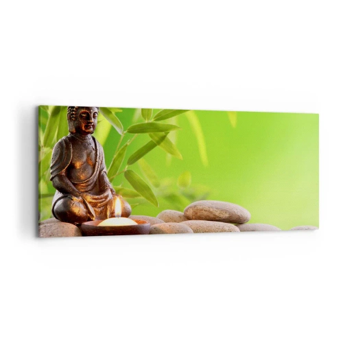 Quadro em tela - A vida é linda - 120x50 cm