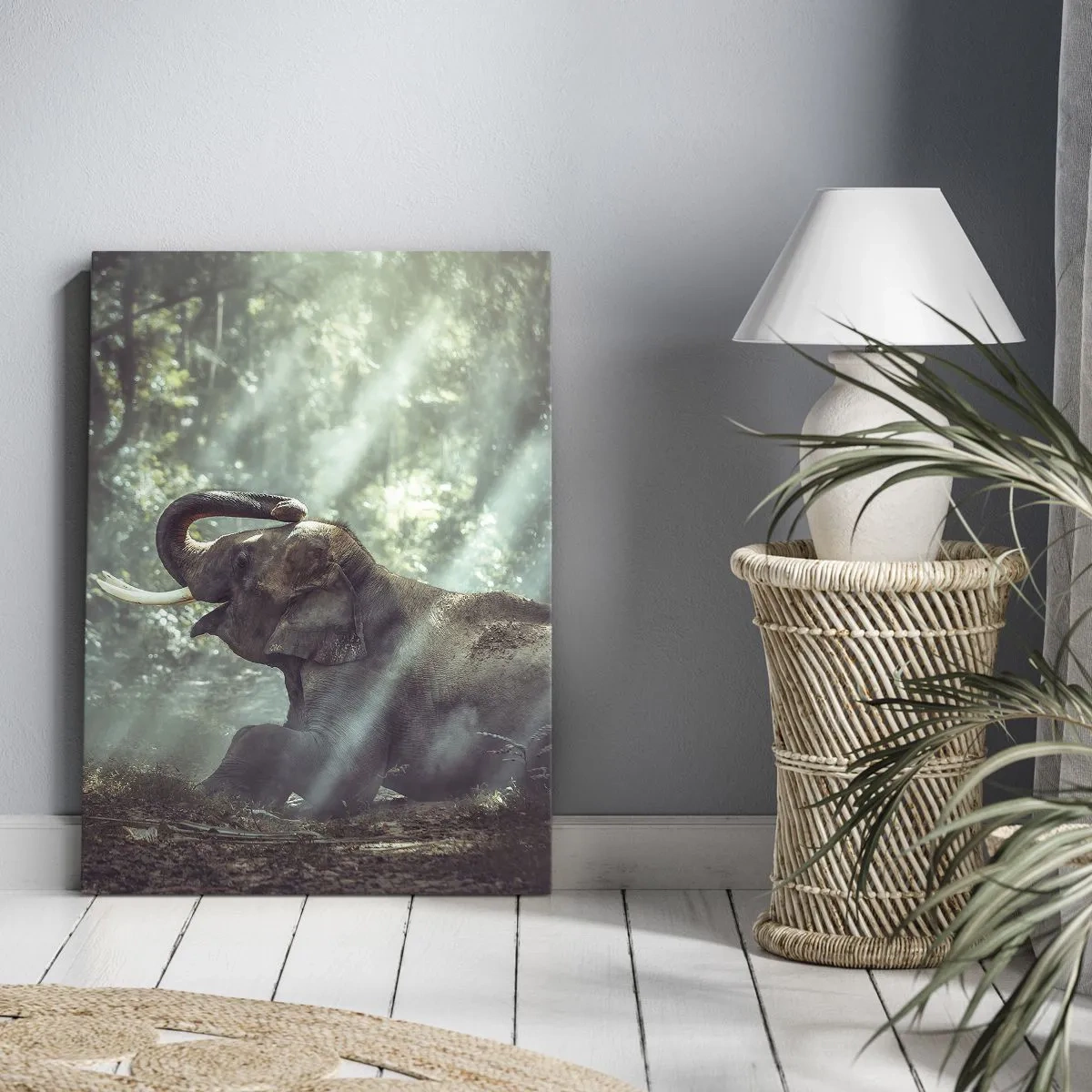 Quadro em tela - Ouça isto... - 65x120 cm