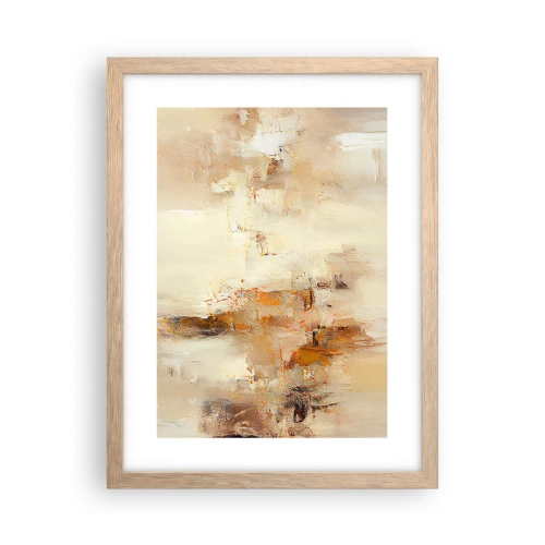 Pôster com moldura de carvalho claro - Alma de âmbar - 30x40 cm