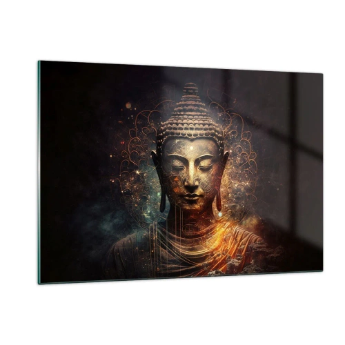 Quadro em vidro - Equilíbrio espiritual - 120x80 cm