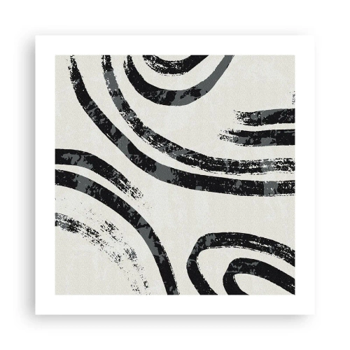 Pôster - Meio parado - 50x50 cm