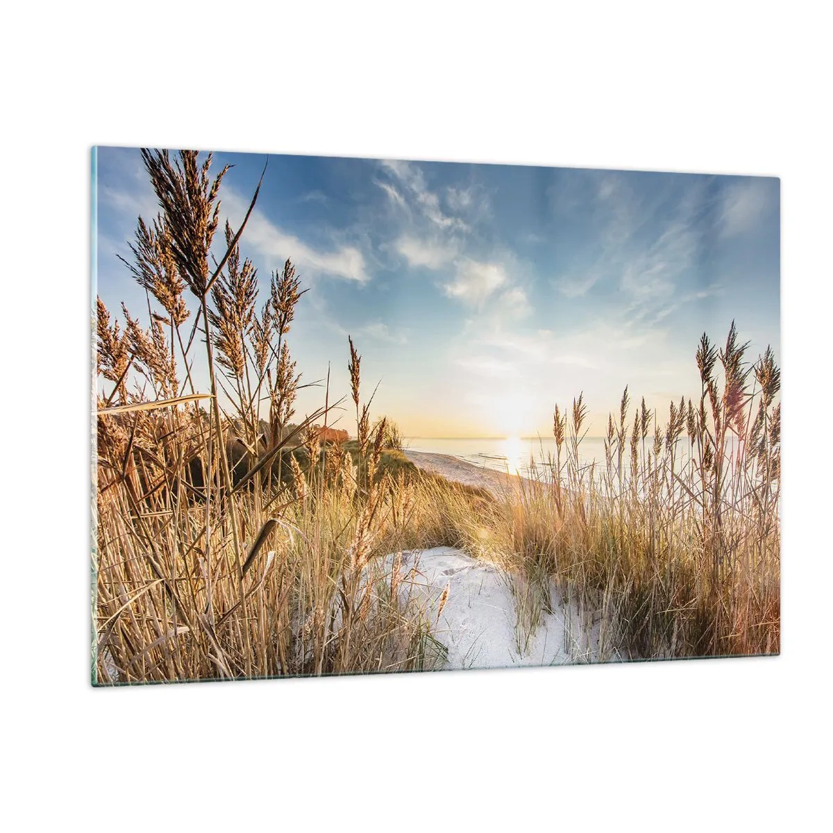 Quadro em vidro - Praia do Norte - 120x80 cm