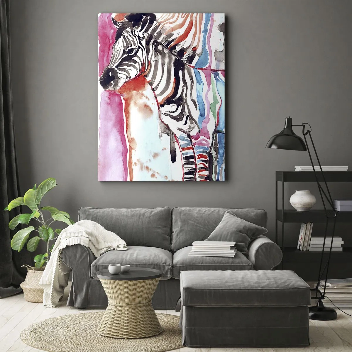 Quadro em tela - Uma piada despreocupada da natureza - 70x100 cm