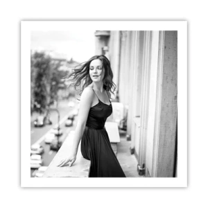 Pôster - Certamente uma parisiense - 60x60 cm