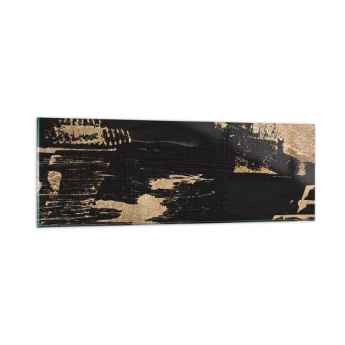 Quadro em vidro - Rastro de toque - 90x30 cm