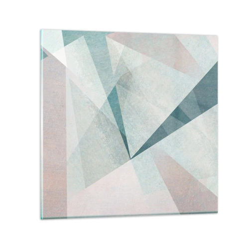 Quadro em vidro - Calmo, embora dinâmico - 30x30 cm